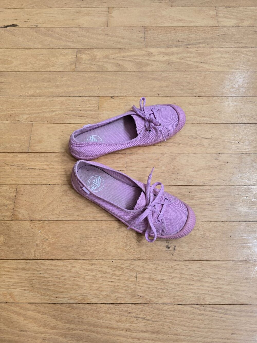 Palladium | Flex Lace monochrome lilac whimsy sneakerinas | WMS 9